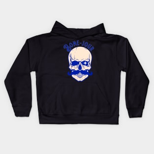 Bone-jour for Halloween Kids Hoodie